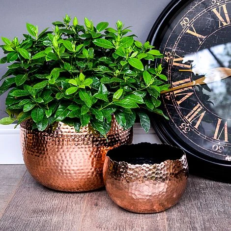 Hammered Bowl Copper/Black 19Cm 3 Hammered Bowl Copper/Black 19Cm - Image 3