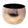 Hammered Bowl Copper/Black 30Cm