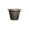 Tuscany Planter Roman Round 45cm Black Bronze Effect