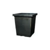 Tuscany Planter Tall Square 37cm - Black Bronze Effect