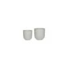 Catania White Terrazzo Set Of 2 Round Planters