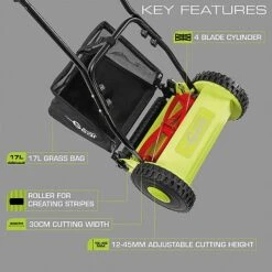 Garden Gear Manual Push Lawn Mower -Garden Supplies Sale D8460 Push Roller Lawn Mower ANN