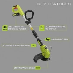 Garden Gear 20V Cordless Lithium-ion Grass Trimmer -Garden Supplies Sale D9531 Garden Gear 20V Grass Trimmer 2000x2000 ANN