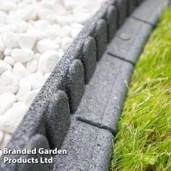 Lawnmower Friendly Flexi-Edge Border - Grey -Garden Supplies Sale EDGE MOWERGREY S48182