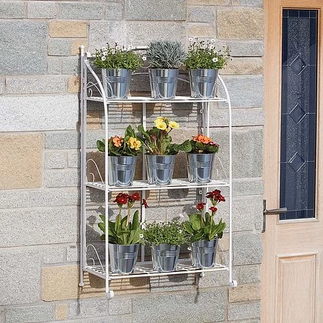 Three-tier Highbury Folding Metal Plant Stand 7 Three-tier Highbury Folding Metal Plant Stand - Image 7