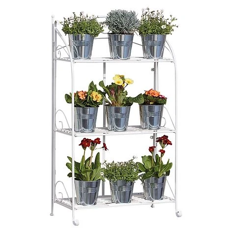 Three-tier Highbury Folding Metal Plant Stand 11 Three-tier Highbury Folding Metal Plant Stand - Image 11