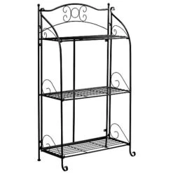 Three-tier Highbury Folding Metal Plant Stand 24 Three-tier Highbury Folding Metal Plant Stand -Garden Supplies Sale G3438 3