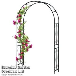 Garden Gear 2.2M Metal Garden Arch -Garden Supplies Sale GARD ARCHSWIRL T47919