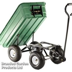 Cobra Hand Cart 10" Pneumatic Tyres Plastic Body 200kg -Garden Supplies Sale GCT200Pc