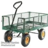Cobra Hand Cart 10" Pneumatic Tyres Steel Mesh Body 300kg