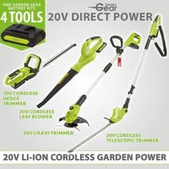 Garden Gear 20V Cordless Lithium-ion Leaf Blower 15 Garden Gear 20V Cordless Lithium-ion Leaf Blower -Garden Supplies Sale Garden Gear product group battery diagram1