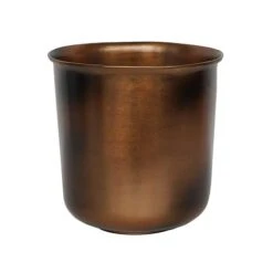 Outdoor Hampton Copper Metal Planter H28Cm W27.5Cm