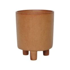 Pisa Reactive Glaze Planter Fawn H19CM D16CM
