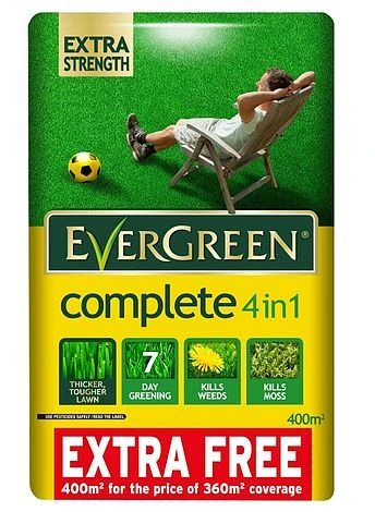Miracle-Gro EverGreen Complete 4 In 1 360m2 + 10% Free 12.6kg Bag (015007) 1 Miracle-Gro EverGreen Complete 4 In 1 360m2 + 10% Free 12.6kg Bag (015007)