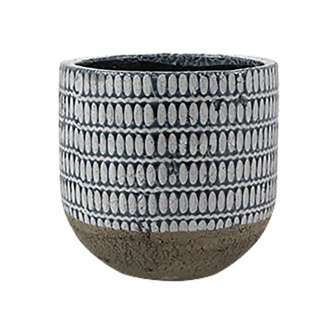 Treviso Planter Denim H20cm D21Cm 1 Treviso Planter Denim H20cm D21Cm