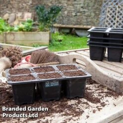 6 Cell XL Natural Rubber Seed Tray -Garden Supplies Sale TRAY 6SEEDNATU S41362