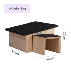 Idooka Waterproof Hedgehog House Garden Shelter Hedgehog Hotel 9 Idooka Waterproof Hedgehog House Garden Shelter Hedgehog Hotel -Garden Supplies Sale VH2000300.Dimensions