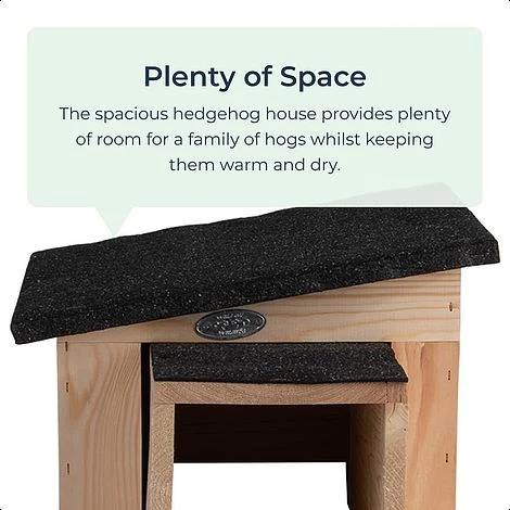 Idooka Waterproof Hedgehog House Garden Shelter Hedgehog Hotel 3 Idooka Waterproof Hedgehog House Garden Shelter Hedgehog Hotel - Image 3