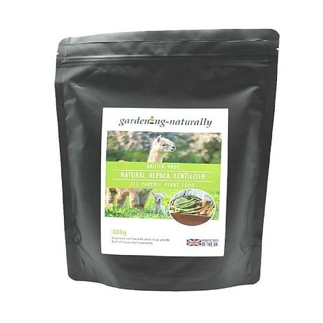 Alpaca Natural Fertiliser 800g - Gardening Naturally 1 Alpaca Natural Fertiliser 800g - Gardening Naturally